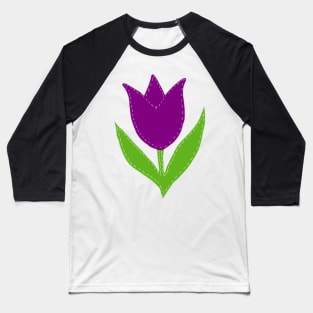 Purple tulip Baseball T-Shirt